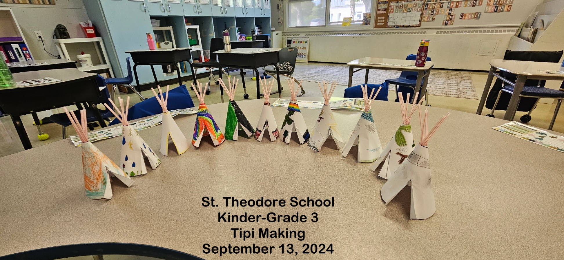 2024 09 13 03 K to 3 Tipi making